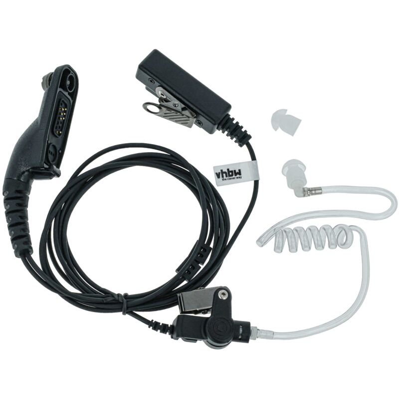 Vhbw - Headset mit Push-to-Talk Mikrofon kompatibel mit Motorola apx 4000, apx 4000 P25, apx 6000, apx 6000 P25, apx 6000XE P25, apx 7000 Funkgerät