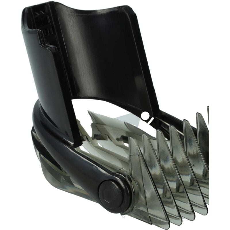 Vhbw - Kammaufsatz 3 - 21 mm kompatibel mit Philips QC5050, QC5010 Haarschneider, Bartschneider - Ersatz-Kamm Schwarz Transparent Grau