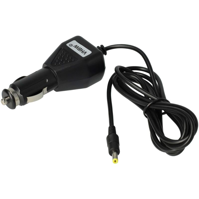 vhbw KFZ-Ladekabel Ersatz für Philips 314011833821 für DVD-Player - 12V Ladegerät, Schwarz