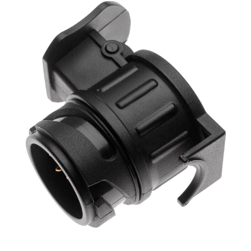 Kurzadapter 13-polig auf 7-polig kompatibel mit kfz Anhängerkupplung zur Stromversorgung und Signalübertragung - Vhbw