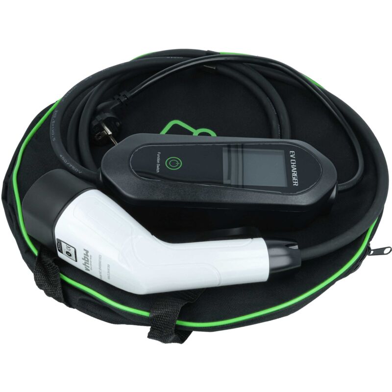 vhbw Ladekabel Typ 2 zu Typ F CEE 7/7 kompatibel mit Alfa Romeo Tonale Elektroauto, 1-phasig, 16 A, 3,5 kW, 3 m