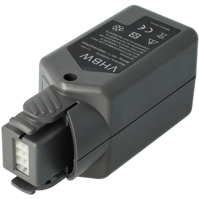 Vhbw - Akku kompatibel mit Wolf Garten hsa 45 v, gt 815, gtb 815 Heckenschere (1500mAh, 18V, Li-Ion)