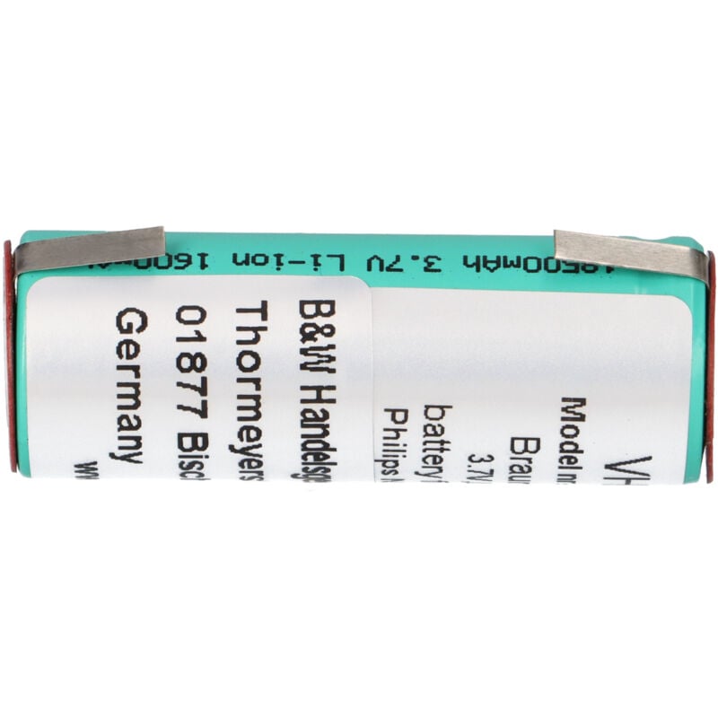 Vhbw - 1x Akku kompatibel mit Braun 790, 760, 799CC, 5673, 5671, 9565, 5675, 720, 790CC, 760CC Rasierer (1600 mAh, 3,7 v, Li-Ion)