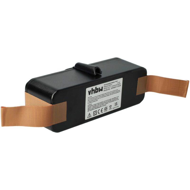 vhbw Akku kompatibel mit iRobot Roomba APS 500, 886, 900, 980, 960, R3, 966 Home Cleaner Heimroboter (2000 mAh, 14,4 V, Li-Ion)