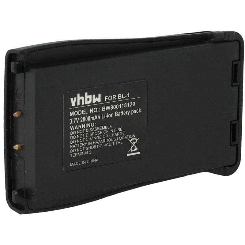 Vhbw - Akku kompatibel mit Baofeng BF-666S, BF-777S, BF-888S, H777 Funkgerät, Walkie Talkie (2800mAh, 3,7V, Li-Ion)