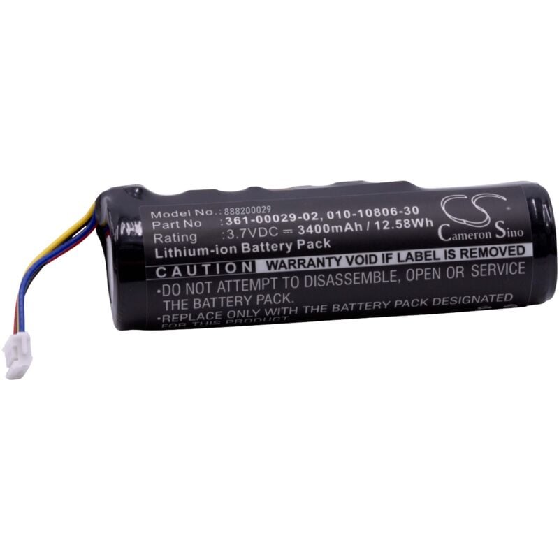 Vhbw - Akku kompatibel mit Garmin GAA003, GAA002, Alpha 100, T5, Alpha, GAA004, T5X, DC50 Hundehalsband Hunde-Trainer (3400 mAh, 3,7 v, Li-Ion)