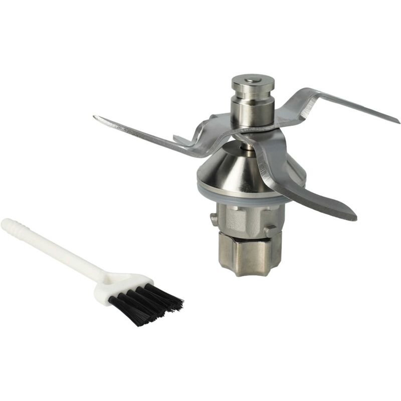 vhbw Mixmesser kompatibel mit Vorwerk Thermomix TM5 Küchenmaschine - Mit 4 Klingen aus Edelstahl, inkl. Dichtring