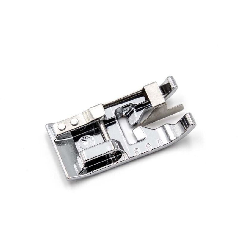 vhbw Nähmaschine Ersatzteil Zubehör Kantenfuß mit Mittelführung kompatibel mit Nähmaschine Janome CB Greifer JH1104-JH1118, JS1012m JR1012