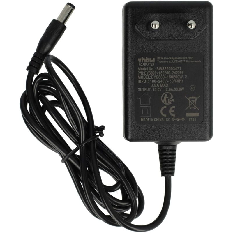 Vhbw - Netzteil kompatibel mit Traktor Control S5, S4 (mk 1 + MK2 + MK3), Z1, S8 Multieffektgerät DJ-Mixer - 145 cm