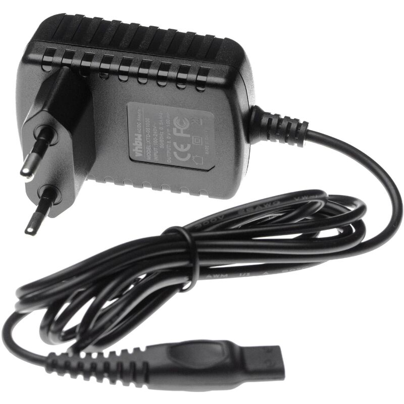 vhbw Netzteil kompatibel mit Philips AT600, AT610, AT620, AT621, AT750, AT751, AT753, AT756, AT770, AT790, AT872, BG2024, BG2025, BG2026 Rasierer,