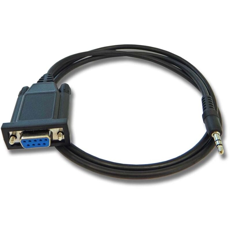 vhbw Programmierkabel RS-232 kompatibel mit Icom IC-F33S, IC-F3S, IC-F43, IC-F33 Computer & Peripheriegeräte - Seriell Adapter, 13,5 cm Schwarz