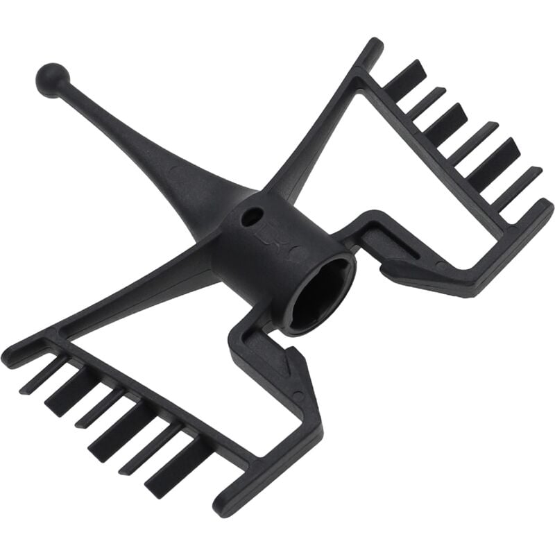 Vhbw - Rühraufsatz kompatibel mit Vorwerk Thermomix TM31 Küchenmaschine - Schmetterling-Aufsatz, Kunststoff, Schwarz