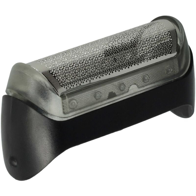 Vhbw - Scherfolie kompatibel mit Braun CruZer3, CruZer4 Face, CruZer5 Face, CruZer6 Face, Z50, Z60 Elektrorasierer + Rahmen, schwarz/silber