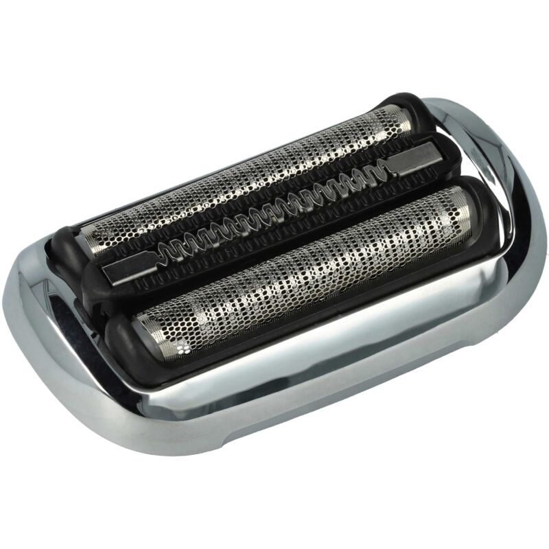 Vhbw - Scherkopf (1x Scherfolie, 1x Schermesser) kompatibel mit Braun 71-S4200cs, 71-S4862cs Rasierer - Kombipack, Schwarz, Silber, Weiß