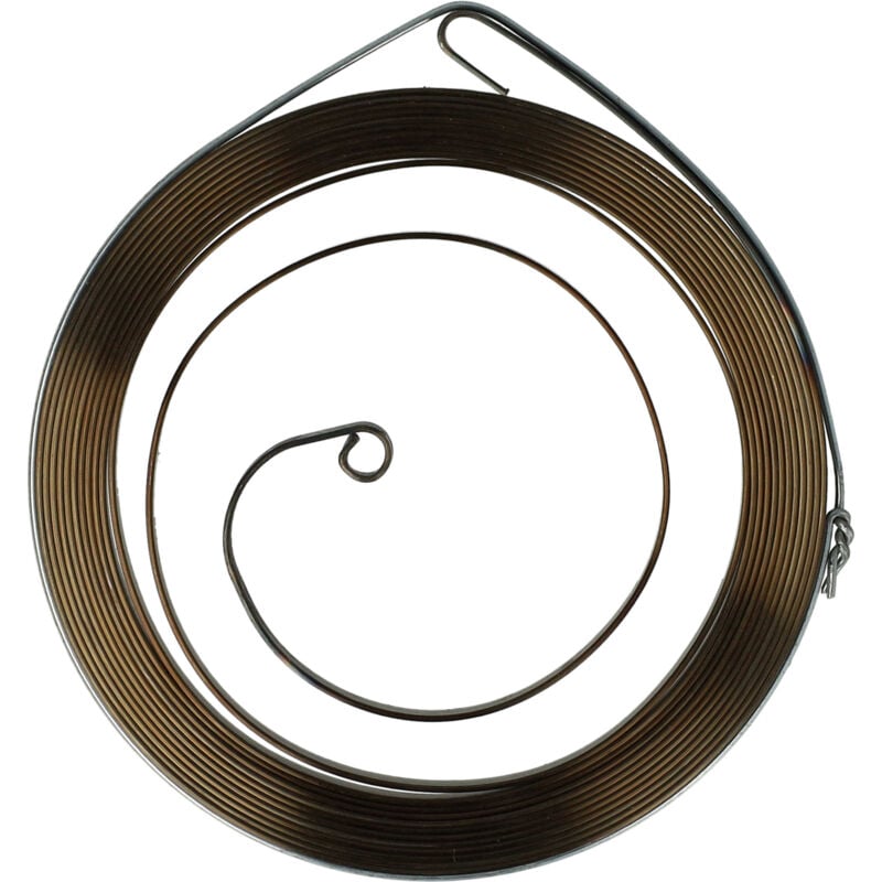 vhbw Starterfeder, Rückholfeder kompatibel mit Stihl MS 251 C Motorsäge - Stahl, 6,6 cm Durchmesser, 0,5 cm Dicke, 33 g