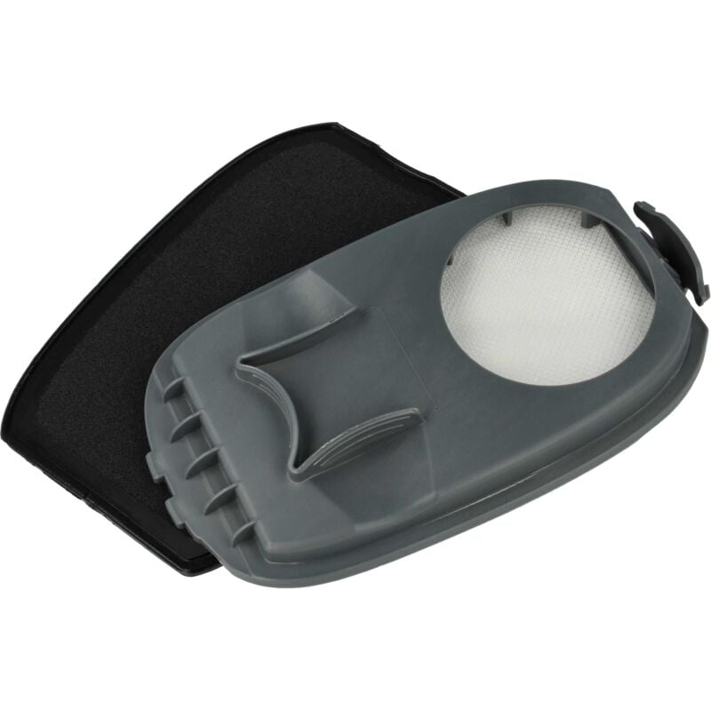 Staubsaugerfilter kompatibel mit Philips XW9465 Staubsauger, Waschsauger - hepa Filter Schwarz Grau Weiß - Vhbw