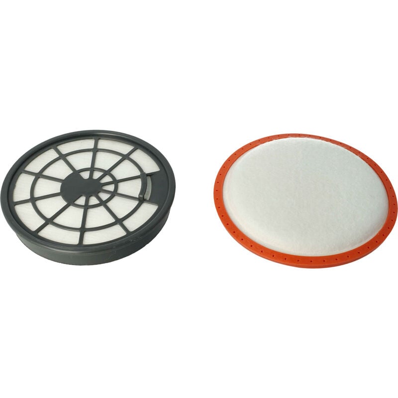 Filter-Set kompatibel mit Dirt Devil Pick Up Power Pet, Ultima, Ultima Power Parquet - 2x Ersatz-Filter (Abluft-Filter, Motorschutz-Filter) - Vhbw