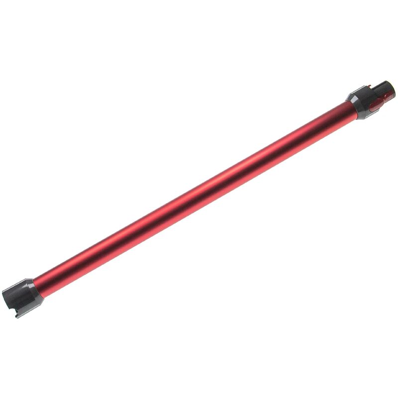 Staubsaugerohr kompatibel mit Dyson V7 Fluffy, V7 Animal Pro, V7 Animal Extra Staubsauger - 35 mm Anschluss, 74 cm lang Rot Grau - Vhbw