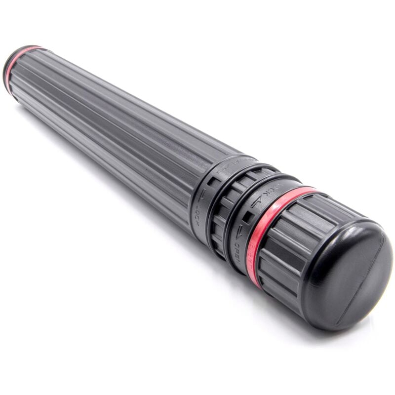 Transportrolle für Poster, Plakate, Zeichnungen, gerollte Dokumente - Posterrolle, Ausziehbar, 65-110 cm, ø 8 cm - Vhbw