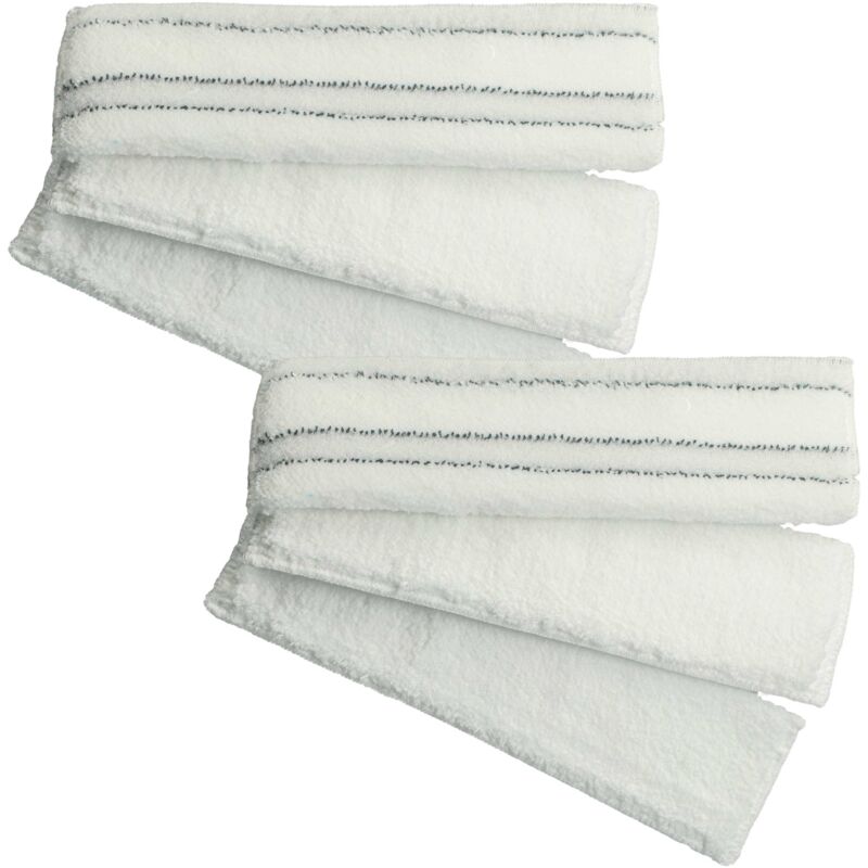 Vhbw - 6x Wischtuch kompatibel mit Thomas Hygiene T2, Aqua+ Pet & Family Staubsauger - 2x Pad für Fliesenreinigung, 4x Pad für Parkettreinigung