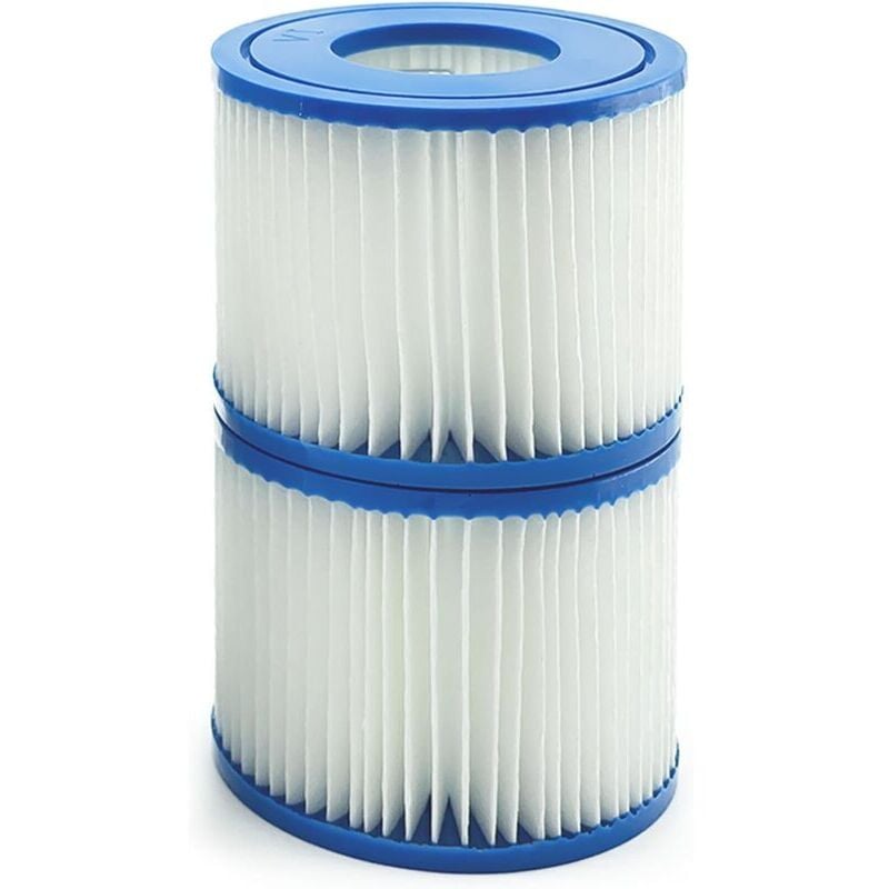 Vi Filterkartusche für Bestway Spa, Ersatzfilterkartuschen für Miami Vegas Monaco BW58323, für Bestway 58239 (2 Stück)