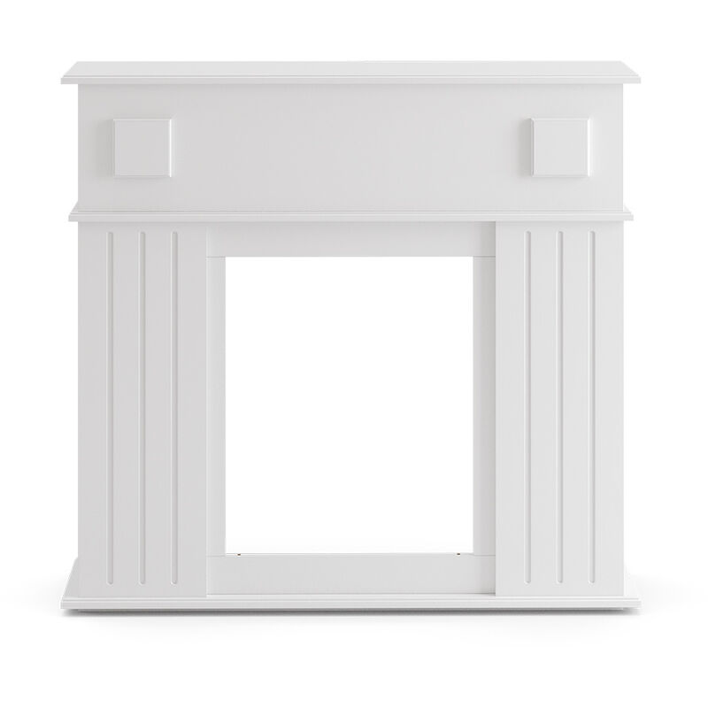 Vicco - Kaminumrandung , Weiß, 109 x 100 cm