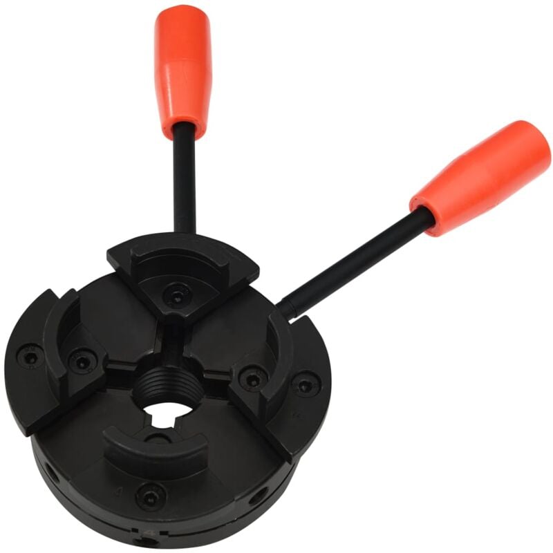 4-Backen-Drechselfutter mit M33 Aufnahme Stahl 100 mm Vidaxl