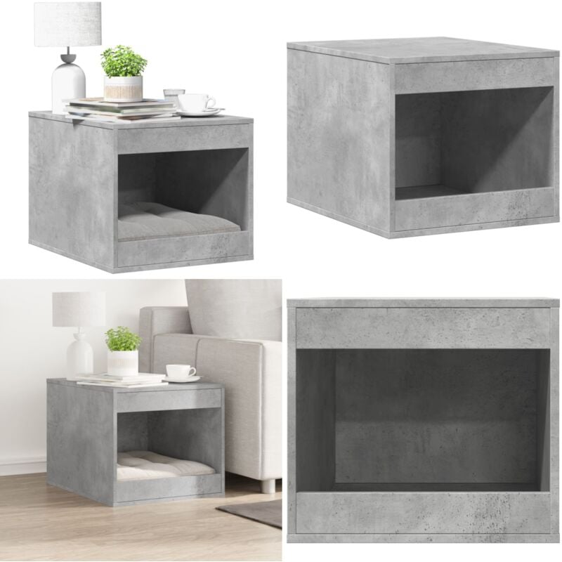 Katzenklo Betongrau 47x59x42 cm Holzwerkstoff - Vidaxl