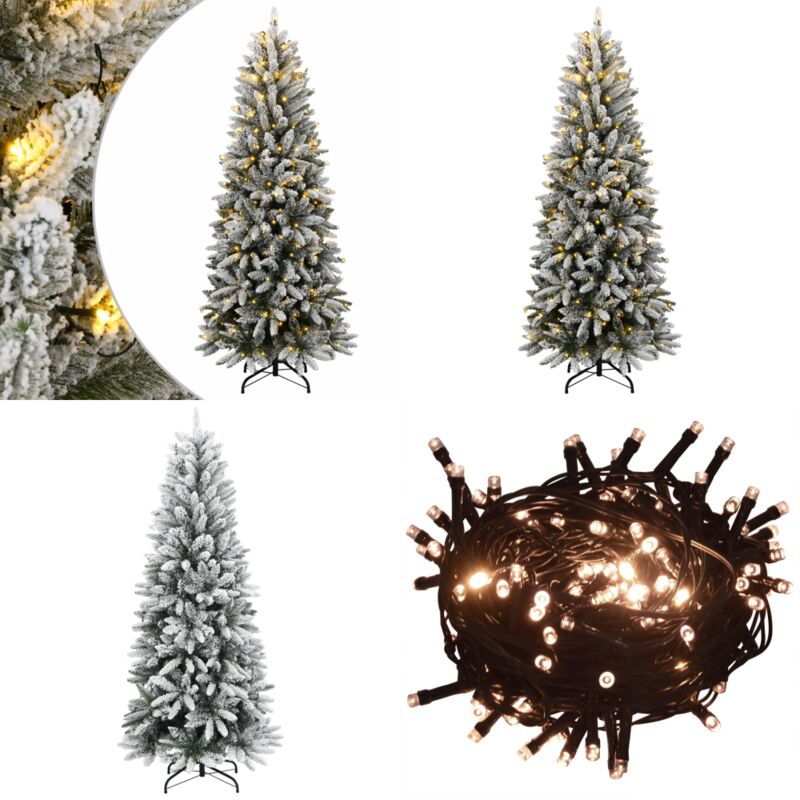 Künstlicher Weihnachtsbaum mit Schnee 300 LEDs 180 cm - Künstlicher Weihnachtsbaum - LED-Weihnachtsbaum