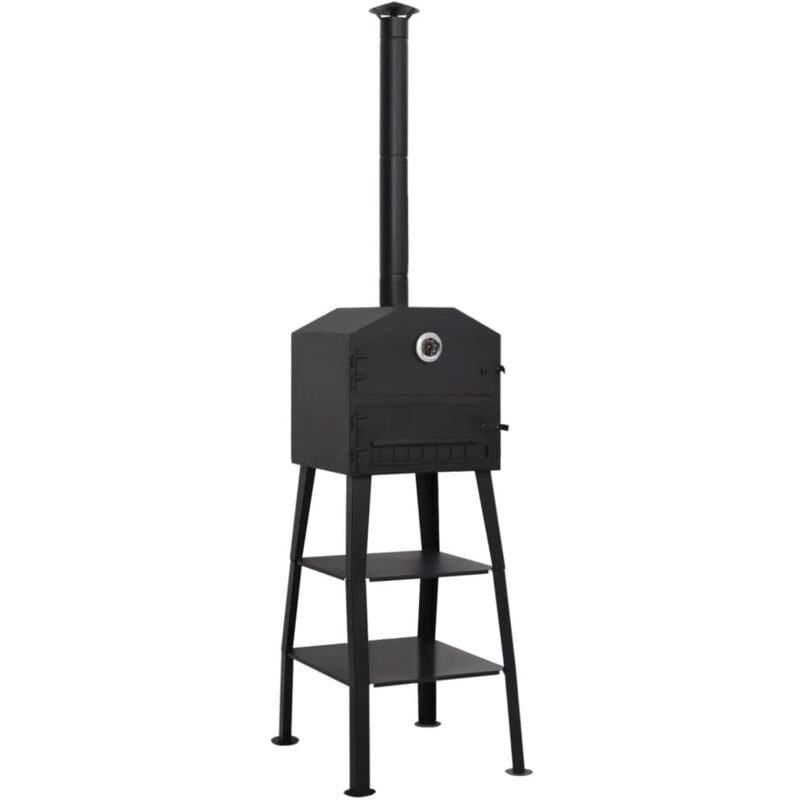 Outdoor-Pizzaofen Holzkohle mit 2 Schamottesteinen Vidaxl