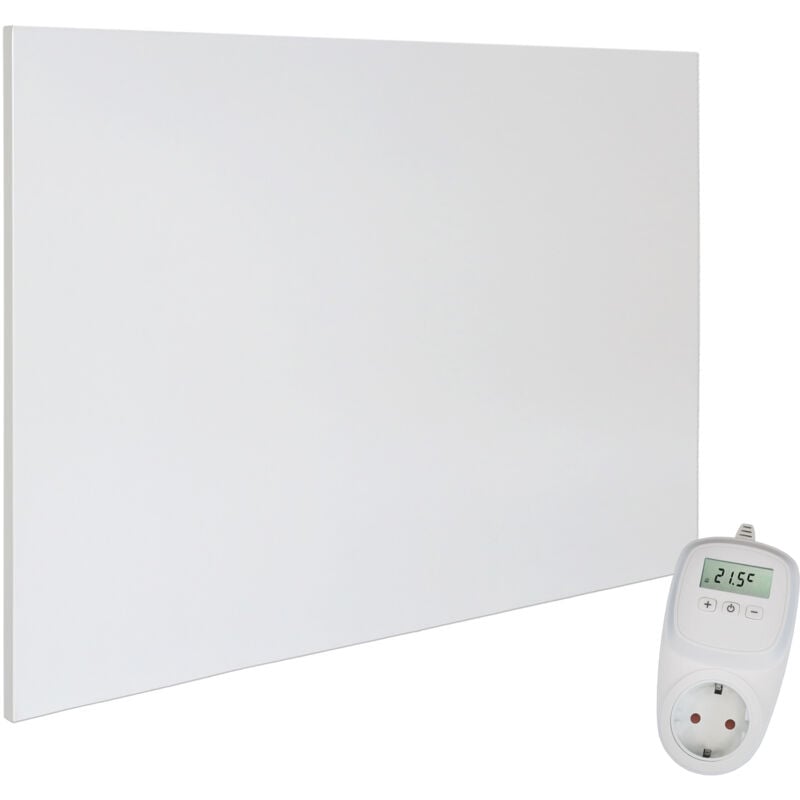 H1200 Infrarotheizung Wandheizung - Infrarotheizung 1200W mit Thermostat - Infrarotheizung Panel für Wandmontage - Infrarot Heizkörper + TH10