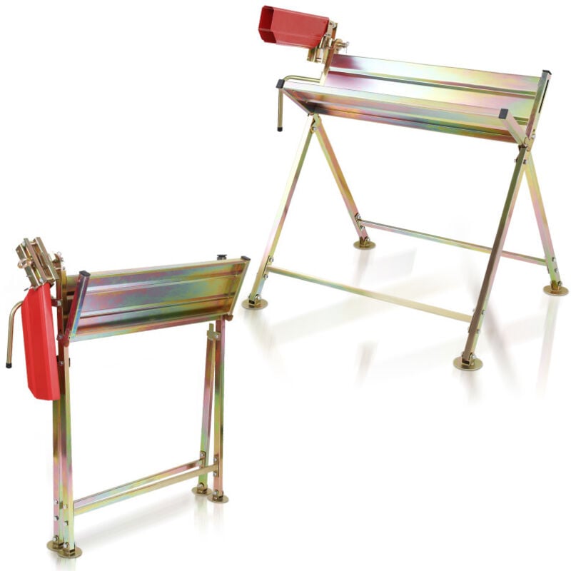 Swanew Sägebock Holzsägebock mit Kettensägenhalter für Brennholz Kettensäge Sägehilfe Holz Säge Bock