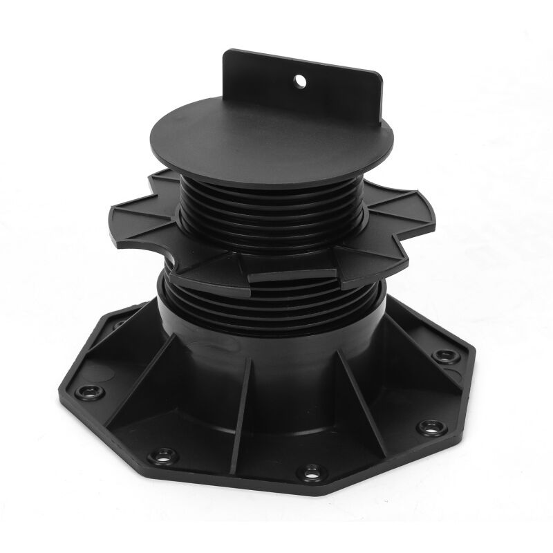 Swanew Stelzlager 10 Stück höhenverstellbar 60MM-140MM für Terrassendielen aussen Kunststoff Stellfuss Terrasse Alu & Holz Terrassenlager verstellbar