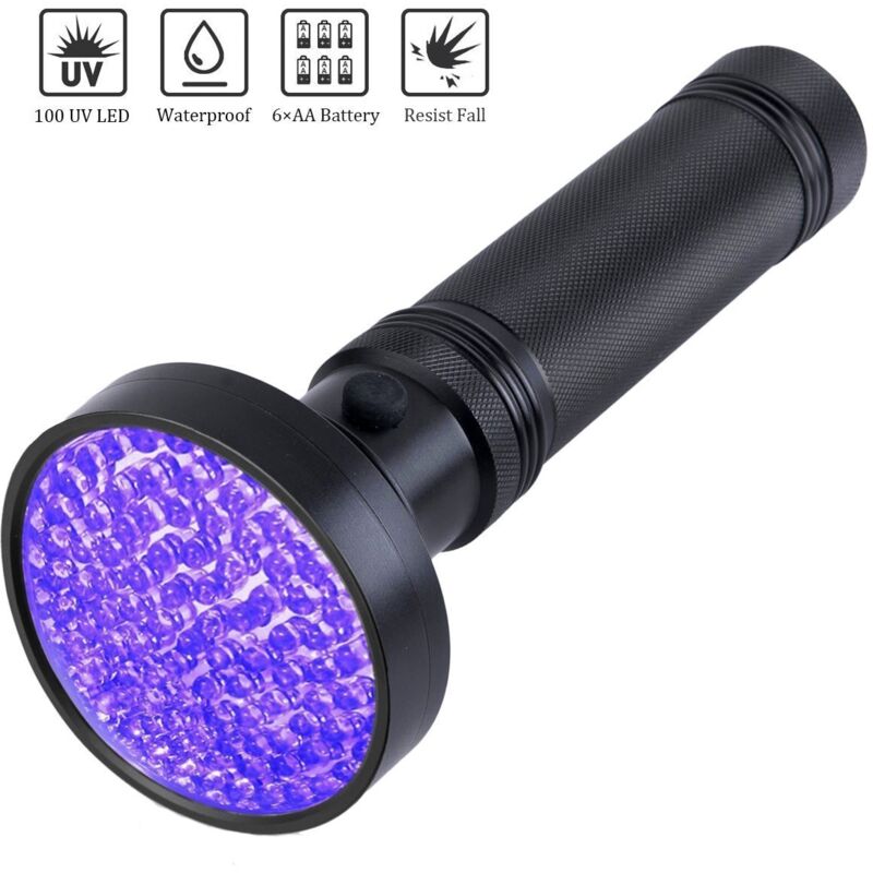 Linghhang - Violette UV-Lampe, 100 Lampen, Lampe zur Erkennung fluoreszierender Mittel, UV-Lampe