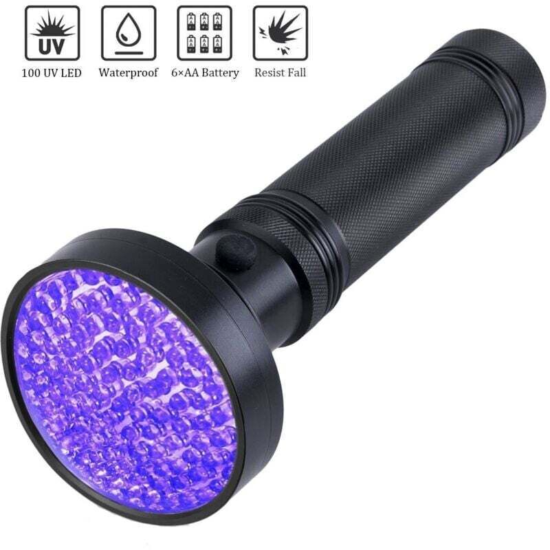 Violette UV-Lampe, 100 Lampen, Lampe zur Erkennung fluoreszierender Mittel, UV-Lampe