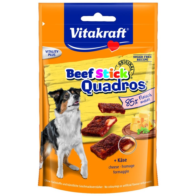 Beef Stick Quadros plus Käse - 7 x 70g - Vitakraft