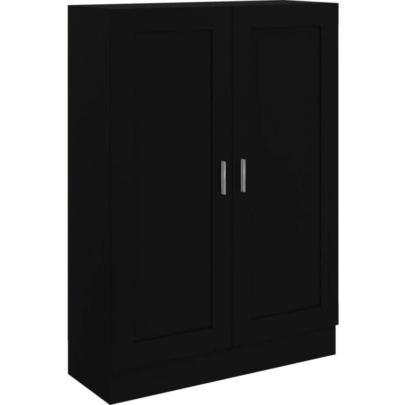 Bücherschrank Schwarz 82,5x30,5x115 cm Holzwerkstoff - Vidaxl