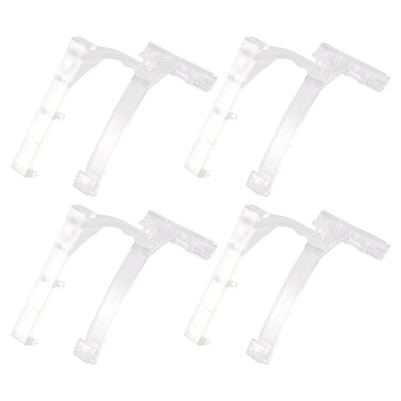 Volant-Clips, Kunststoff-Halterungen für vertikale Jalousien, 8,9 cm, transparent, für Teile, Zubehörkomponenten
