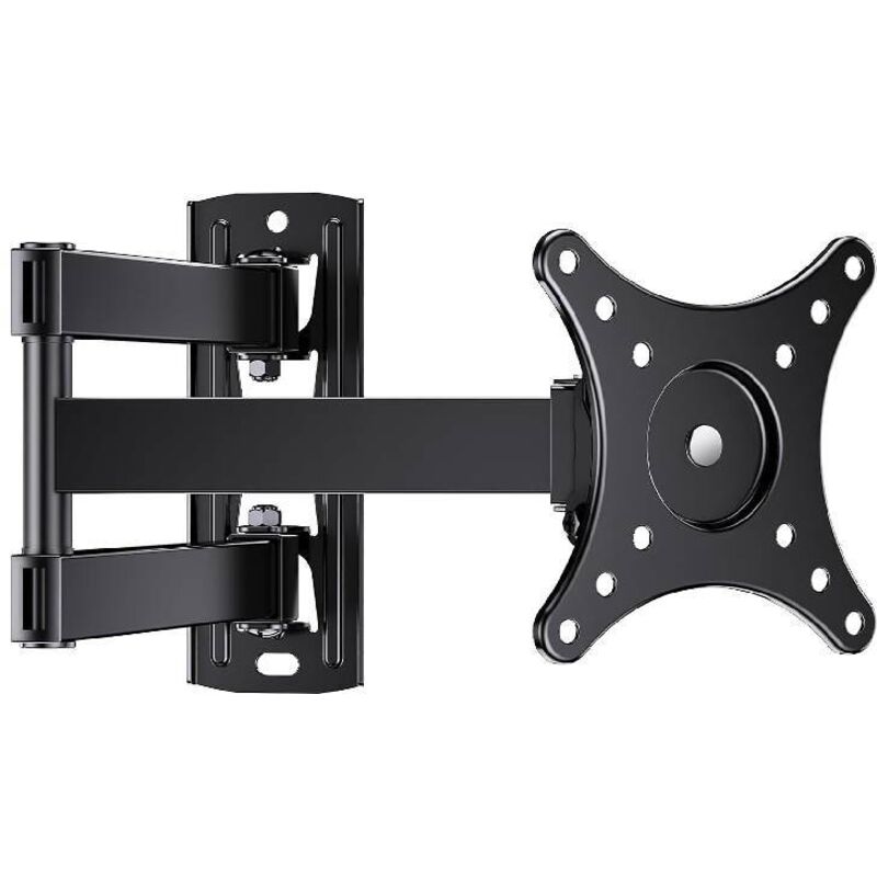 Wandhalterung für Fernseher von 14 bis 43 Zoll – Schwenkbarer TV-Ständer mit maximaler Auszugslänge von 44 cm, für LED-, LCD- und