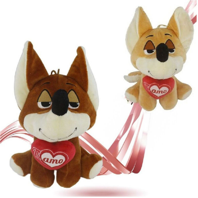 Trade Shop Traesio - Trade Shop - volpe 30 cm peluche mit heart ich amo idea san valentino colours ass. 92454 -