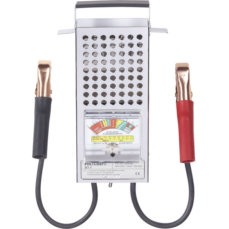 Voltcraft - BT-1 Kfz-Batterietester 6 v, 12 v 295 mm x 180 mm x 60 mm