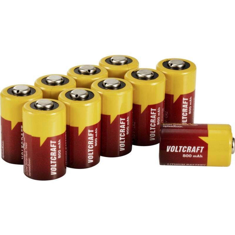 CR2 Fotobatterie cr 2 Lithium 800 mAh 3 v 10 St. - Voltcraft