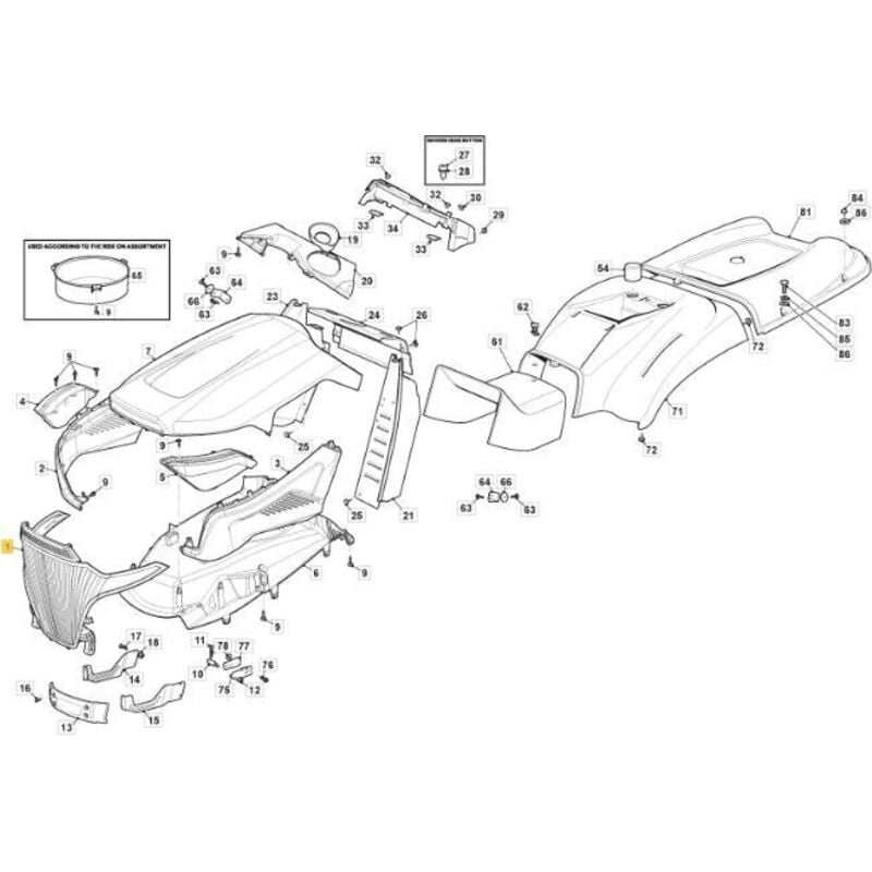 Vordere Motorhaube Tns Mtr Sd Schwarz Original Stiga - 325076981/0