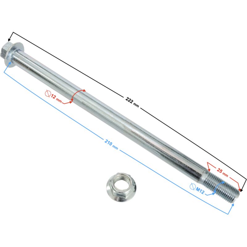 Vorderradachse SPRINT 2 MOPED