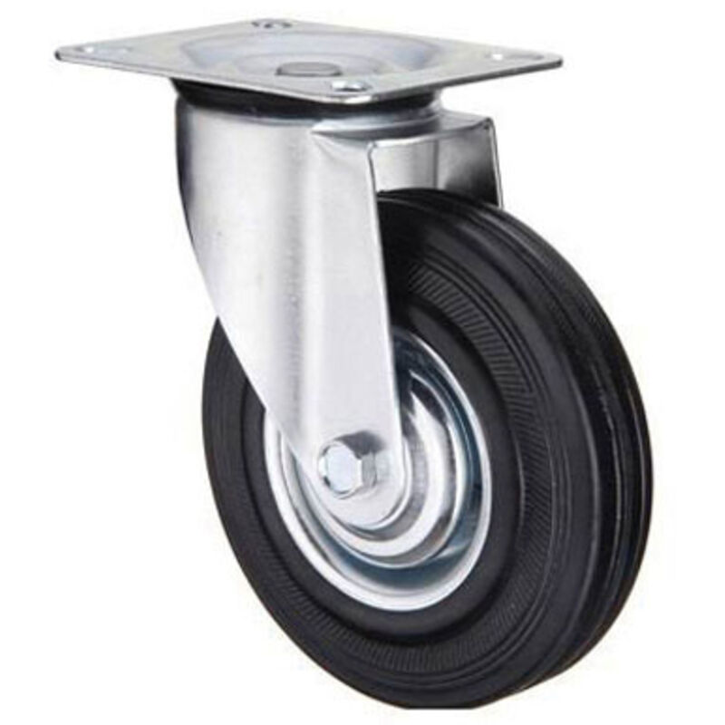 VOREL-LENKRAD MIT SCHWARZEM GUMMI 125 mm 87313