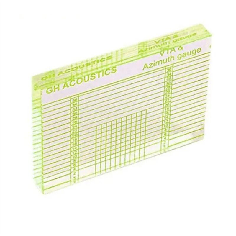 VTA-Lineal für Balance und Azimut-Einstellung, Vinyl-Plattenspieler, Messung Des Phono-Tonarms, VTA/Patronen-Azimut-Lineal