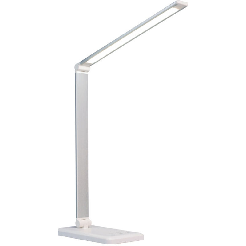 Vtizikl Lampe de Bureau LED, Lampes de Bureau Dimmable 5 Modes , Flexible Contrôle Tactile Protection des Yeux,Lampe de chevet Avec Port USB et