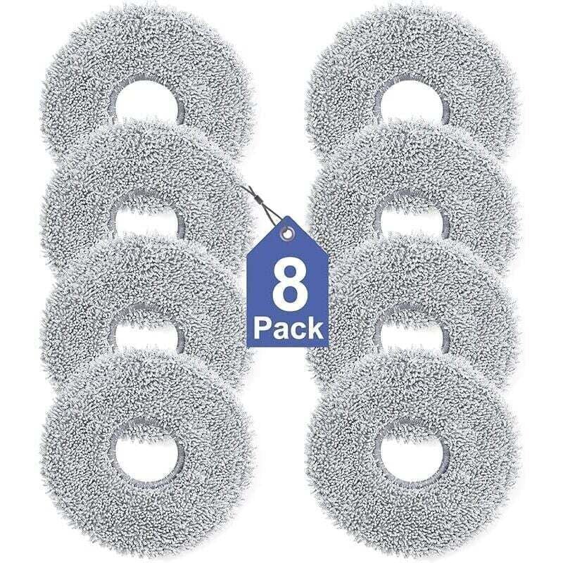 Vtizikl Lot de 8 Lingettes pour Dreame L10s/L10/L20/X40/L40/X50/L50 Pro Ultra, Xiaomi X20 Pro/Max, Ecovacs Deebot T30 Pro OMNI, T30S Pro A