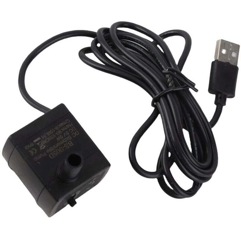 Vtizikl Pompe a eau Submersible, Ultra Silencieuse Pompe Fontaine a eau chat, Pompe Aquarium pour Aquarium, Étang Fontaine, Hydroponique