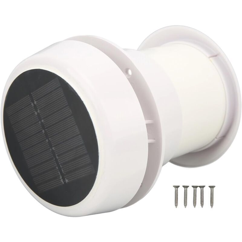 Vtizikl Ventilateur de Toit RV, Ventilateur D'extraction de Toit DC12V RV Silencieux à énergie Solaire pour Camping-Cars Caravanes Navires Yachts
